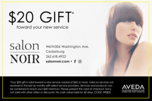 $20 Gift toward your new service*